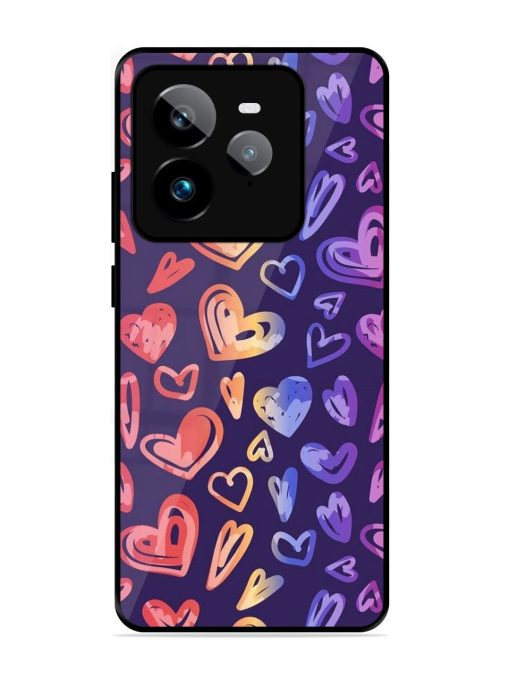 Rainbow Hearts Glossy Soft Edge Case for Realme Gt 7 Pro (5G)