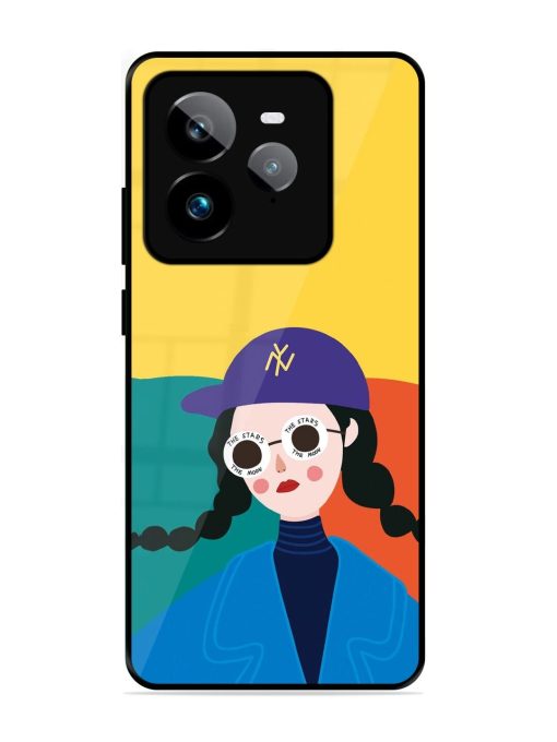 Starry-Eyed Girl Glossy Soft Edge Case for Realme Gt 7 Pro (5G)