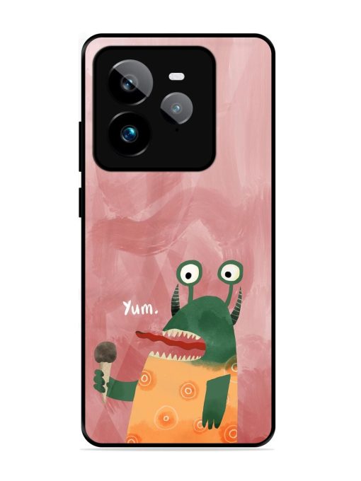 Hungry Monster Glossy Soft Edge Case for Realme Gt 7 Pro (5G)