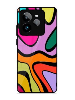 Groovy Swirls Glossy Soft Edge Case for Realme Gt 7 Pro (5G)