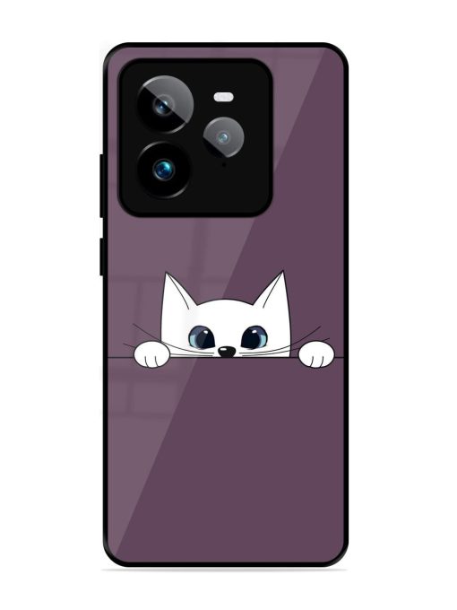 Peek-A-Boo Kitty Glossy Soft Edge Case for Realme Gt 7 Pro (5G)