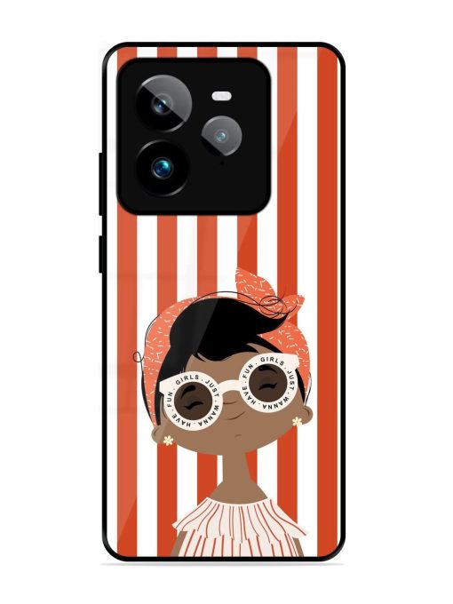 Girls Just Wanna Have Fun Glossy Soft Edge Case for Realme Gt 7 Pro (5G)