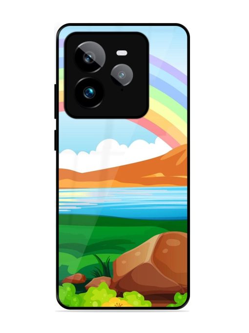 Rainbow Over The Lake Glossy Soft Edge Case for Realme Gt 7 Pro (5G)