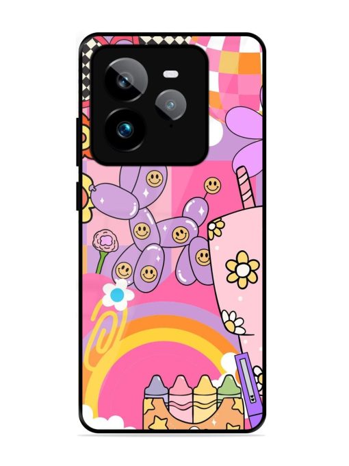 Whimsical Y2K Chaos Glossy Soft Edge Case for Realme Gt 7 Pro (5G)