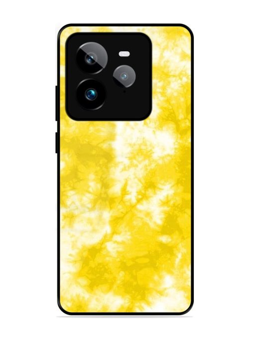 Golden Tie-Dye Twirl Glossy Soft Edge Case for Realme Gt 7 Pro (5G)