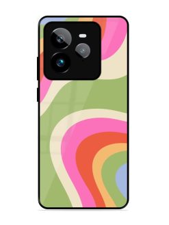 Wavy Rainbow Wonderland Glossy Soft Edge Case for Realme Gt 7 Pro (5G)