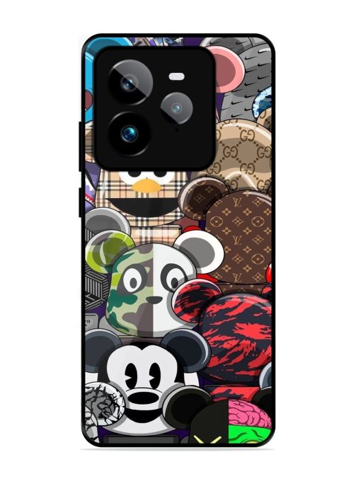 Streetwear Bearbrick Extravaganza Glossy Soft Edge Case for Realme Gt 7 Pro (5G)