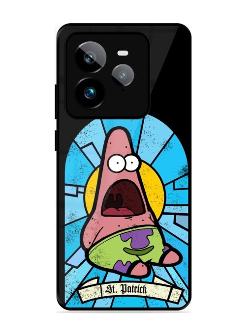 St. Patrick'S Day Stained Glass Patrick Star Glossy Soft Edge Case for Realme Gt 7 Pro (5G)