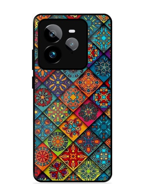 Patchwork Mandala Mosaic Glossy Soft Edge Case for Realme Gt 7 Pro (5G)