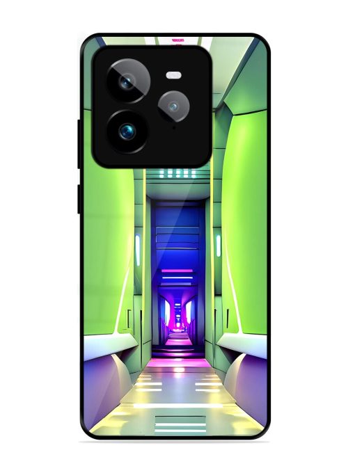 Neon Corridor Glossy Soft Edge Case for Realme Gt 7 Pro (5G)