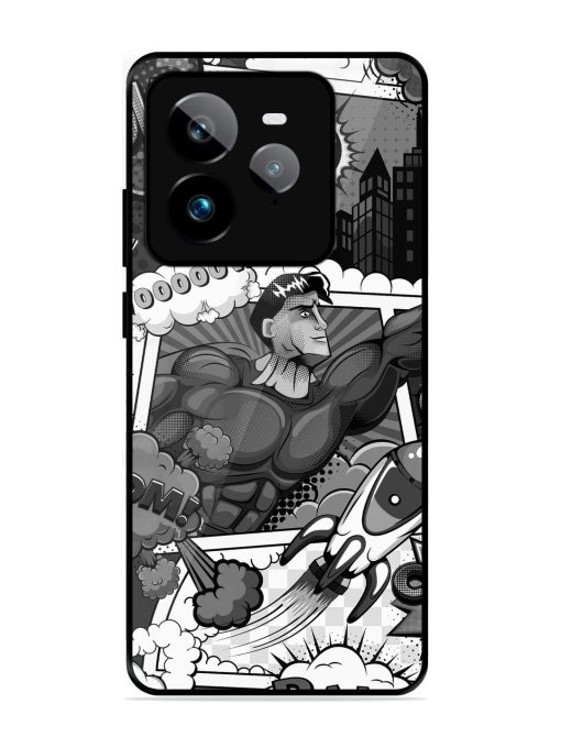 Comic Book Chaos Glossy Soft Edge Case for Realme Gt 7 Pro (5G)