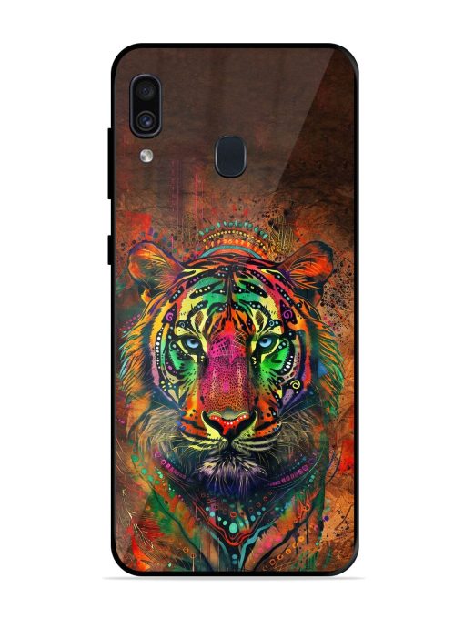 Cosmic Tiger Glossy Soft Edge Case for Samsung Galaxy A30