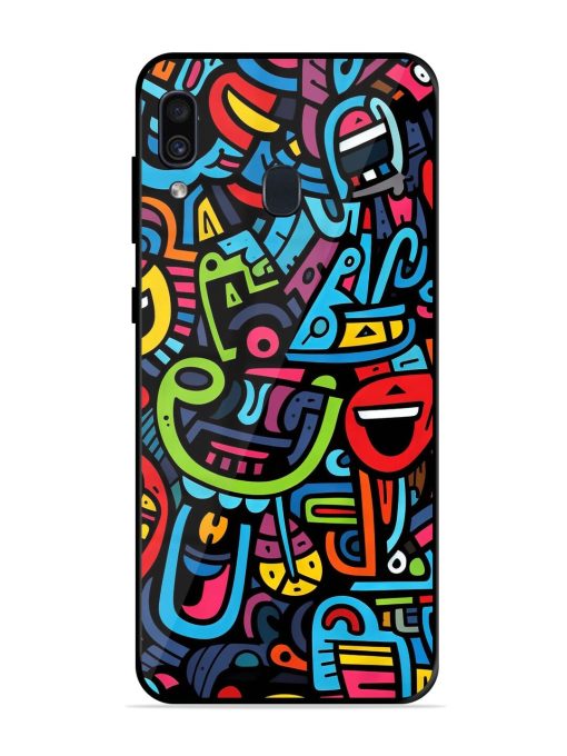 Doodlephoria Glossy Soft Edge Case for Samsung Galaxy A30