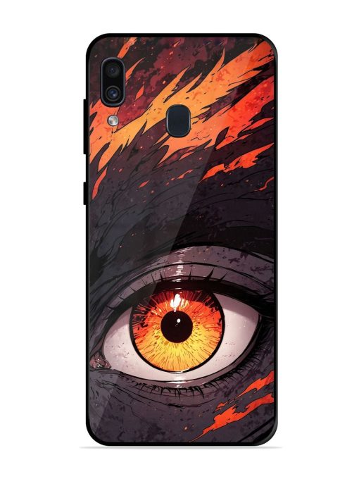 Inferno Gaze Glossy Soft Edge Case for Samsung Galaxy A30