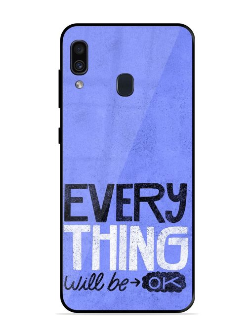 Hopeful Hues Glossy Soft Edge Case for Samsung Galaxy A30