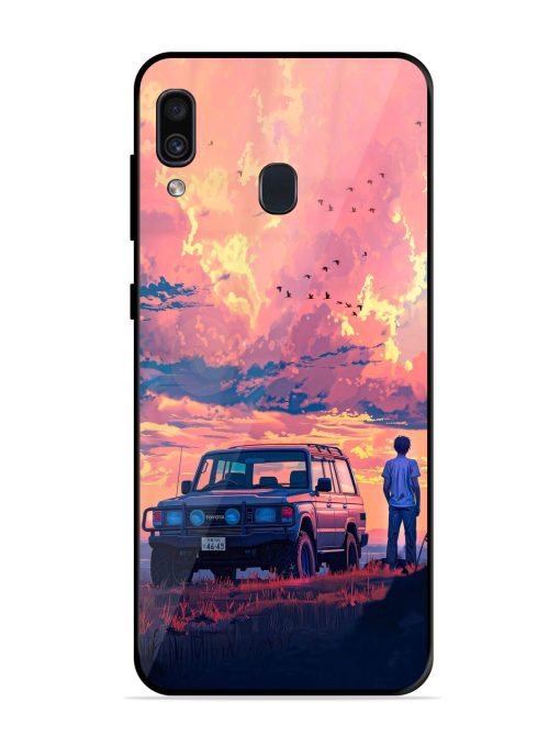 Solitude'S Horizon Glossy Soft Edge Case for Samsung Galaxy A30