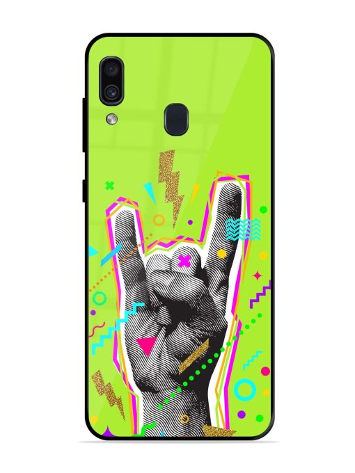 Neon Rock Glossy Soft Edge Case for Samsung Galaxy A30