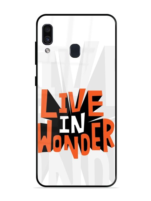 Wonder Burst Glossy Soft Edge Case for Samsung Galaxy A30