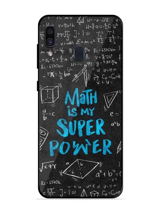 Math Magic Glossy Soft Edge Case for Samsung Galaxy A30