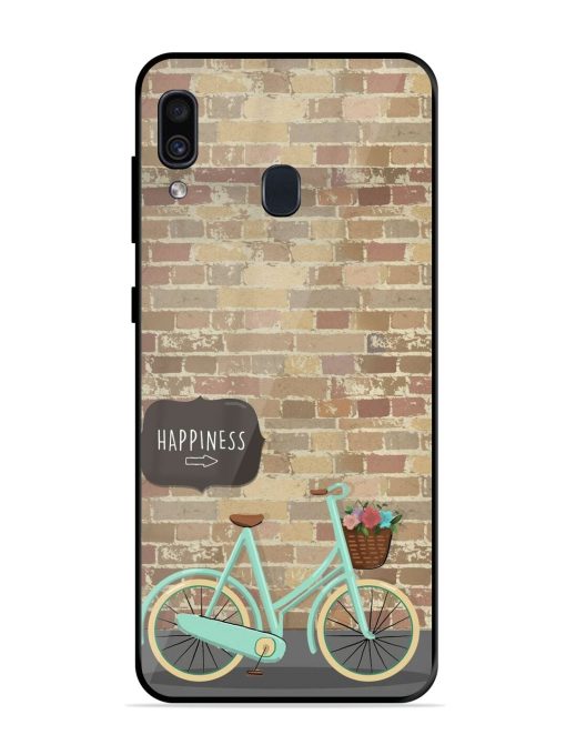 Pedaling Towards Happiness Glossy Soft Edge Case for Samsung Galaxy A30