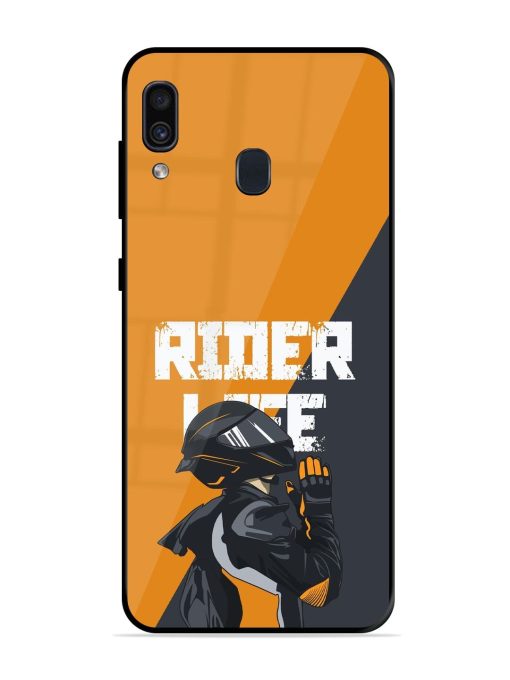 Ride Never Ends Glossy Soft Edge Case for Samsung Galaxy A30