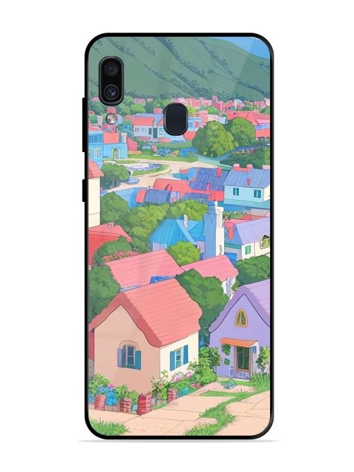 Pastel Paradise Glossy Soft Edge Case for Samsung Galaxy A30