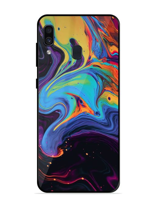 Liquid Dreamscape Glossy Soft Edge Case for Samsung Galaxy A30