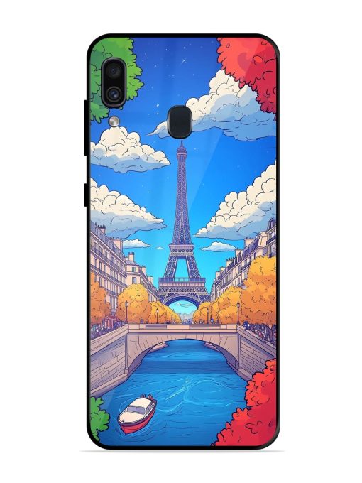 Parisian Panorama Glossy Soft Edge Case for Samsung Galaxy A30