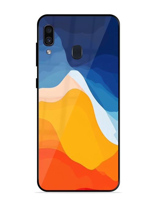 Liquid Landscape Glossy Soft Edge Case for Samsung Galaxy A30