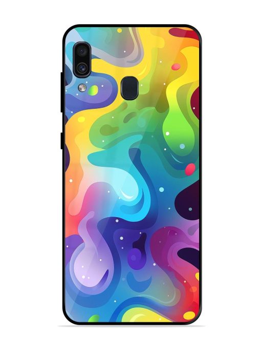 Rainbow River Glossy Soft Edge Case for Samsung Galaxy A30