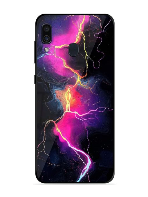 Electric Dreams Glossy Soft Edge Case for Samsung Galaxy A30