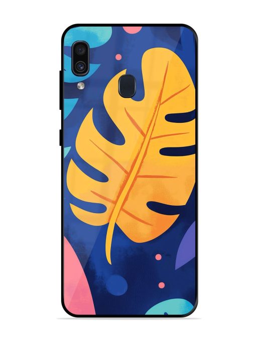 Tropical Tapestry Glossy Soft Edge Case for Samsung Galaxy A30