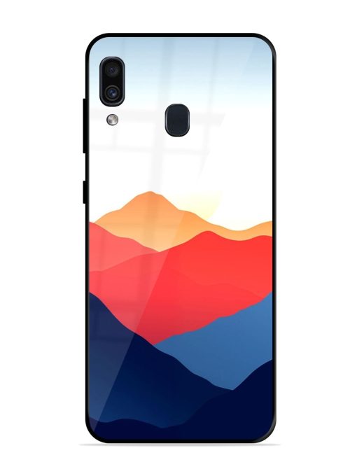 Sunset Peaks Glossy Soft Edge Case for Samsung Galaxy A30