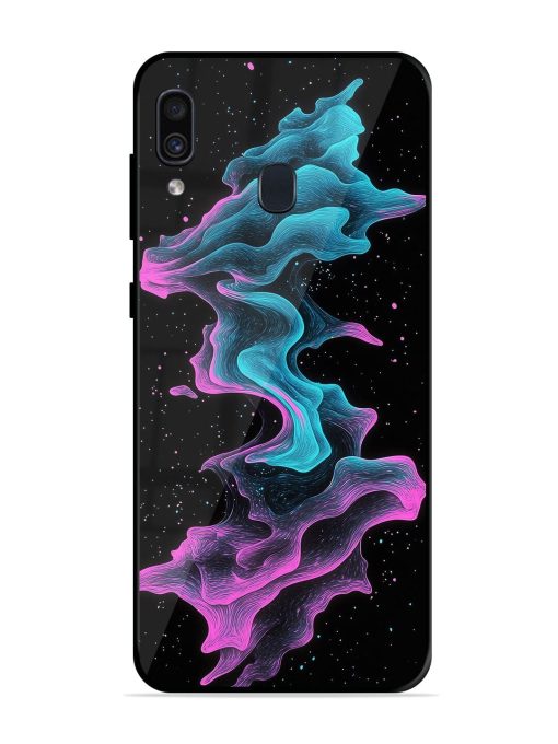 Cosmic Currents Glossy Soft Edge Case for Samsung Galaxy A30