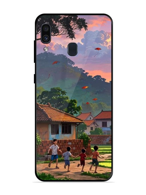 Sunset Play Glossy Soft Edge Case for Samsung Galaxy A30