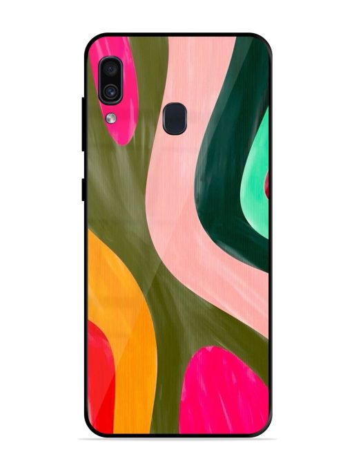 Wavy Wonder Glossy Soft Edge Case for Samsung Galaxy A30