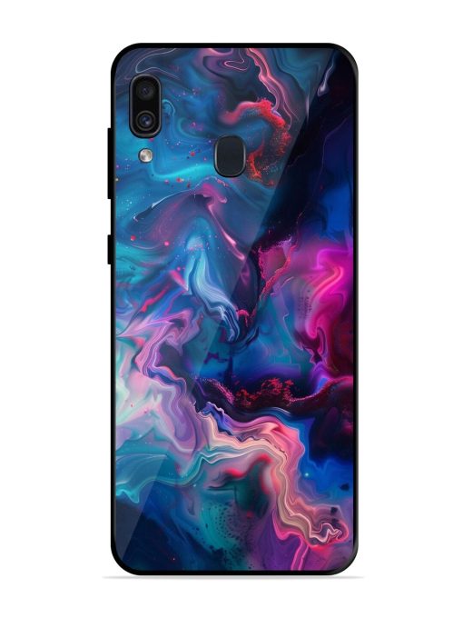 Cosmic Swirl Glossy Soft Edge Case for Samsung Galaxy A30