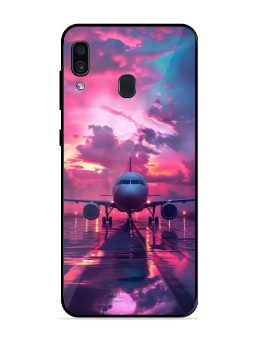 Neon Runway Glossy Soft Edge Case for Samsung Galaxy A30