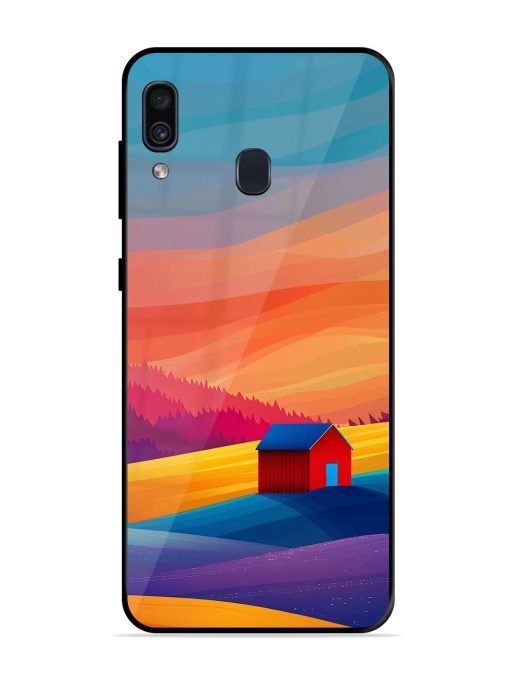 Sunset Solitude Glossy Soft Edge Case for Samsung Galaxy A30