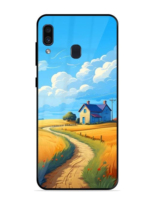 Countryside Cottage Glossy Soft Edge Case for Samsung Galaxy A30