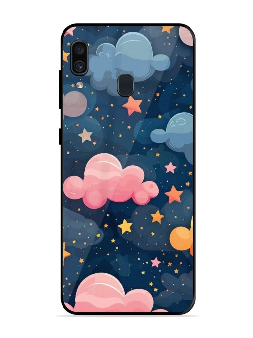 Twinkling Dreams Glossy Soft Edge Case for Samsung Galaxy A30