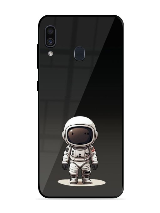 Neon Astronaut Glossy Soft Edge Case for Samsung Galaxy A30