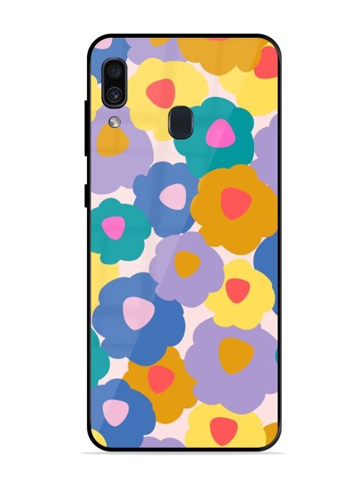 Flower Power Glossy Soft Edge Case for Samsung Galaxy A30