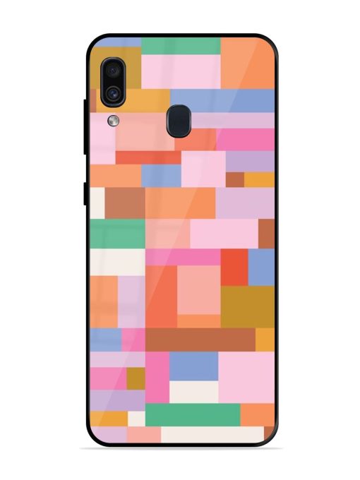 Colorful Chaos Glossy Soft Edge Case for Samsung Galaxy A30