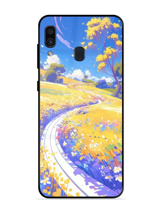 Vibrant Spring Meadow Glossy Soft Edge Case for Samsung Galaxy A30