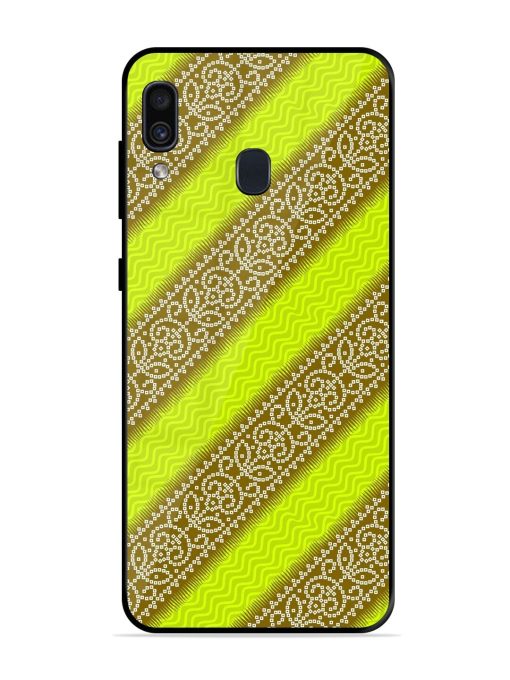 Golden Bandana Bliss Glossy Soft Edge Case for Samsung Galaxy A30