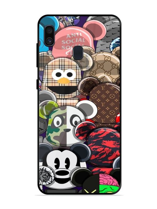 Streetwear Bearbrick Extravaganza Glossy Soft Edge Case for Samsung Galaxy A30