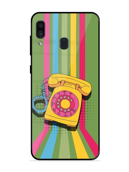 Retro Dialer Glossy Soft Edge Case for Samsung Galaxy A30