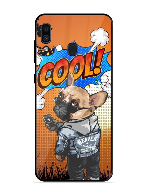 Cool Pup Glossy Soft Edge Case for Samsung Galaxy A30