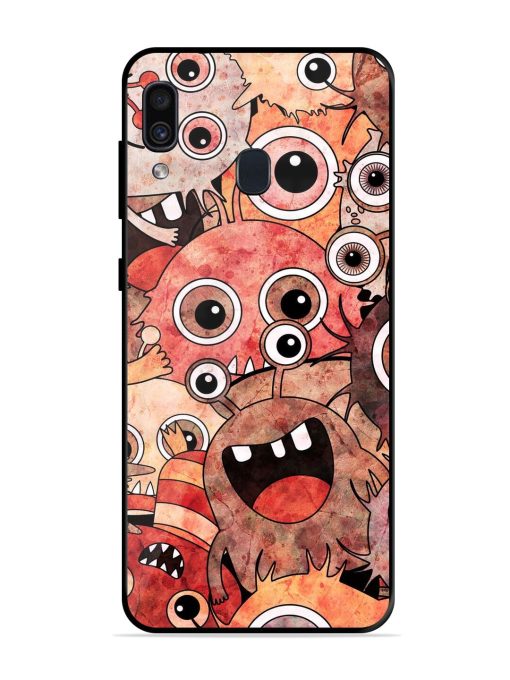 Monster Mash Glossy Soft Edge Case for Samsung Galaxy A30